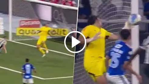 La atajada de Cássio en Cruzeiro vs. Botafogo