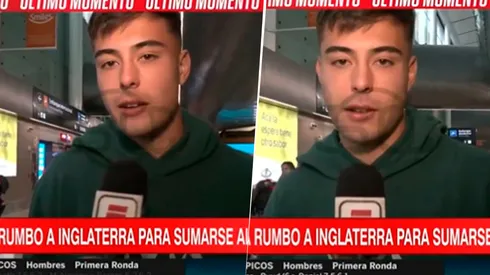 Anselmino habló sobre su venta al Chelsea.