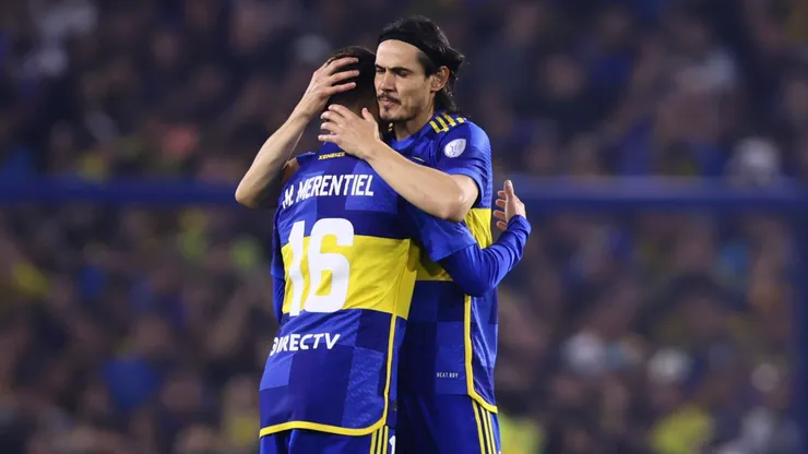 Cavani reveló que le dijo a Merentiel antes del gol.