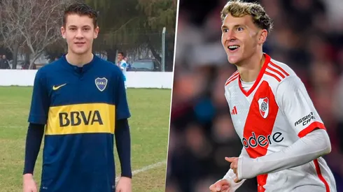 Facundo Colidio, surgido en Boca, ahora en River.