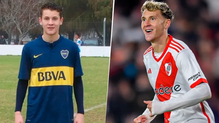 Facundo Colidio, surgido en Boca, ahora en River.