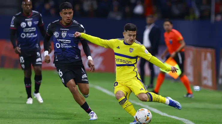 Boca vs. Independiente del Valle por Copa Sudamericana.