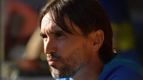 Diego Martínez habló con el plantel.