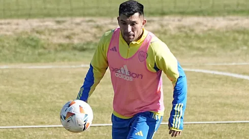 Gary Medel se entrenó con el plantel.