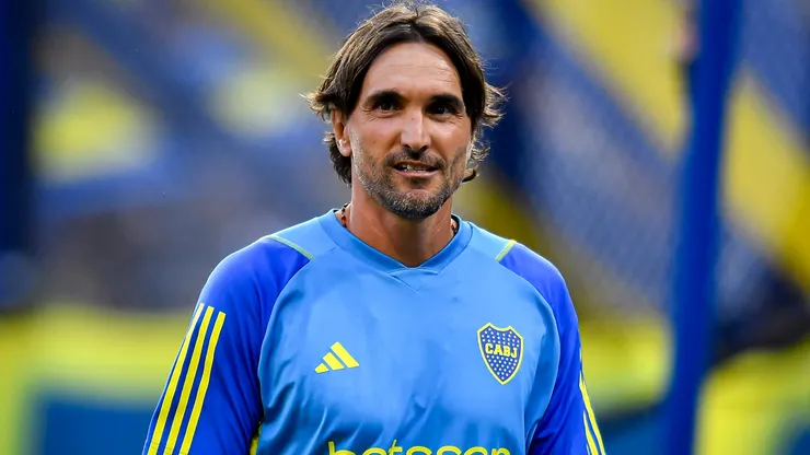Diego Martínez probó nuevas duplas de ataque en Boca.