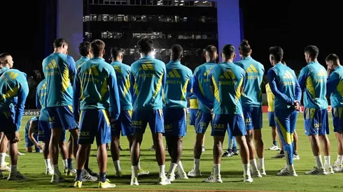 Edinson Cavani se entrenó diferenciado.