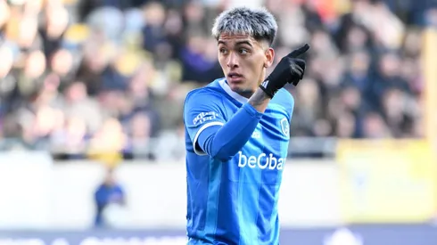 Matías Galarza, jugador del Genk de Bélgica