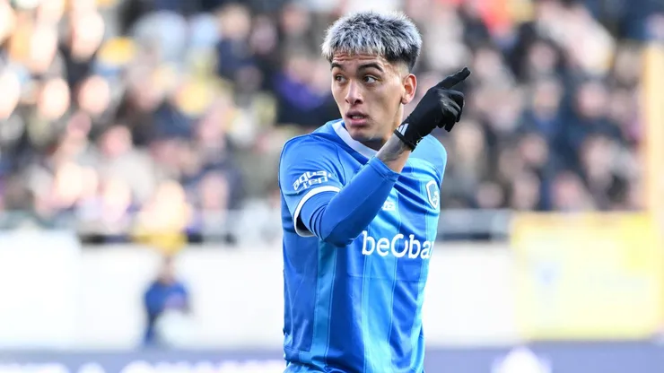Matías Galarza, jugador del Genk de Bélgica