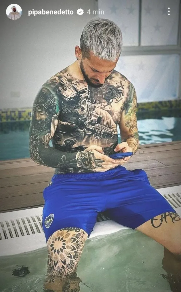 El nuevo tatuaje de Darío Benedetto.