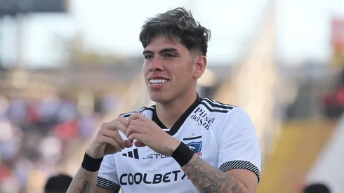 Carlos Palacios, delantero de Colo Colo, y Diego Martínez, DT de Boca