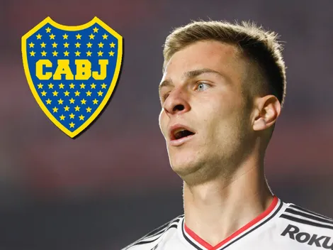 La foto de Galoppo que se hizo viral ni bien se supo que Boca ofertó por él