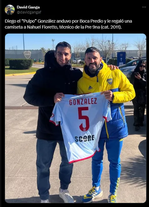 El Pulpo, presente en Boca Predio.