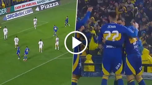 Brian Aguirre hizo el 2 a 0 de Boca.