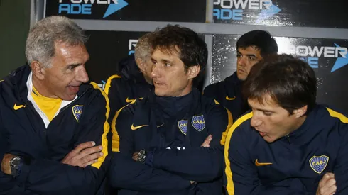 Un histórico integrante del staff de Barros Schelotto visitó Boca Predio.