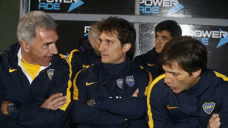 Un histórico integrante del staff de Barros Schelotto visitó Boca Predio.