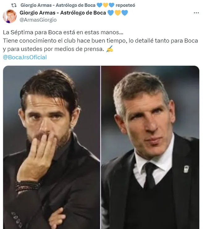 Gago y Palermo, dos con mucha historia en Boca.
