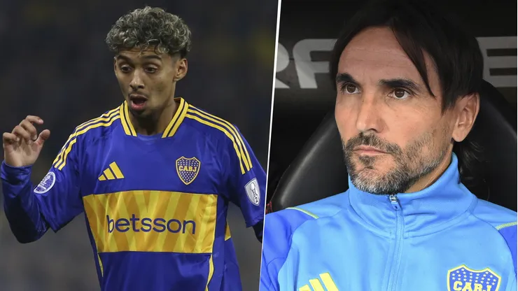 Cristian Medina y Diego Martínez en Boca