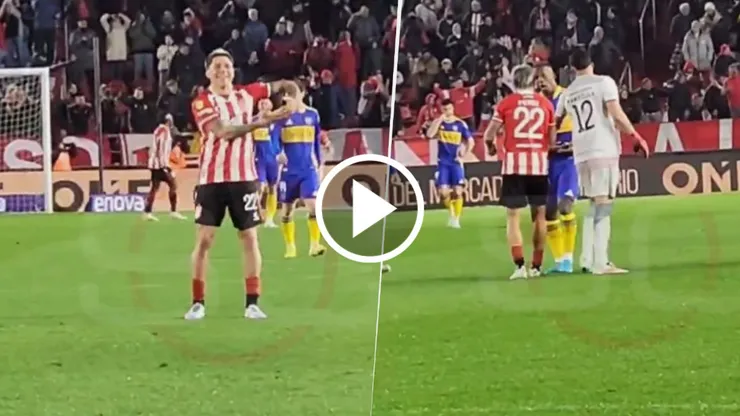 El polémico gesto de Enzo Pérez en La Plata.