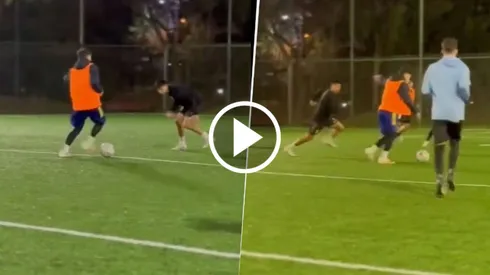 El golazo de Zárate en un picado amateur.