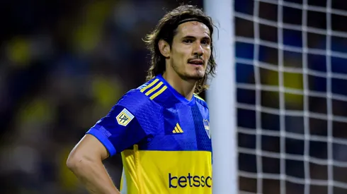 Edinson Cavani será baja en Boca para lo que se viene.