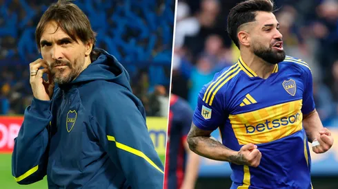 Diego Martínez probó un equipo.