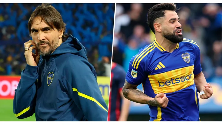 Diego Martínez probó un equipo.