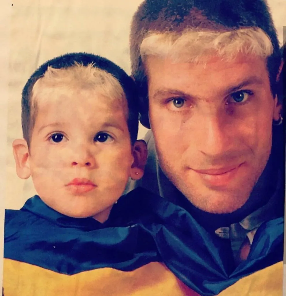 Ryduan y Martín en pleno auge del flequillo amarillo.