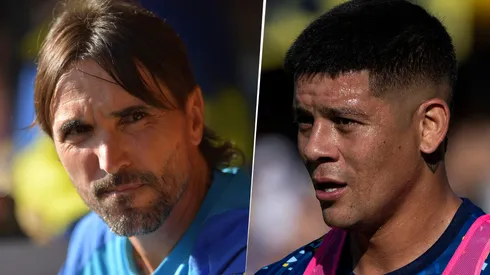 La decisión de Diego Martínez con Marcos Rojo.