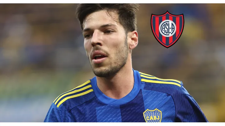 Agustín Martegani palpitó el partido contra San Lorenzo.