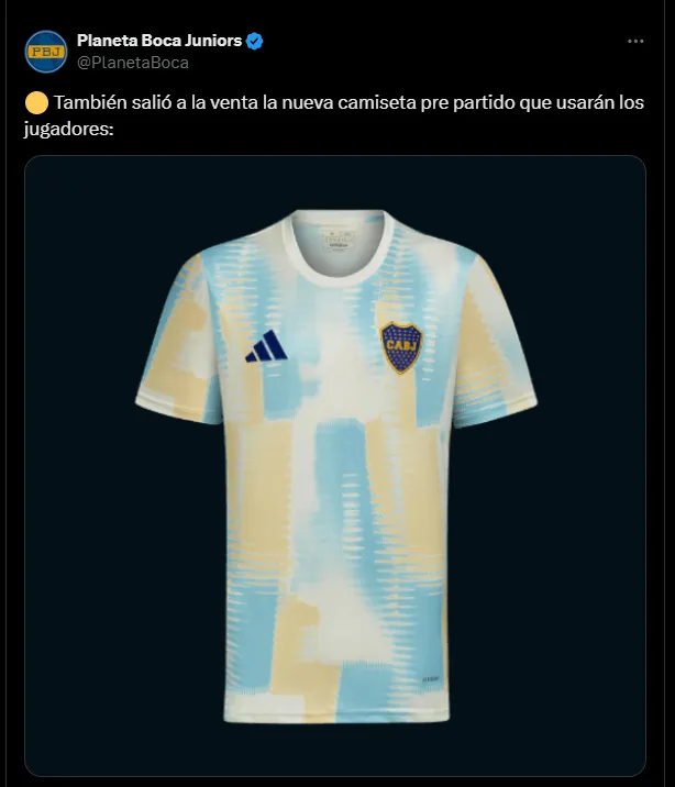 La nueva indumentaria de Boca.