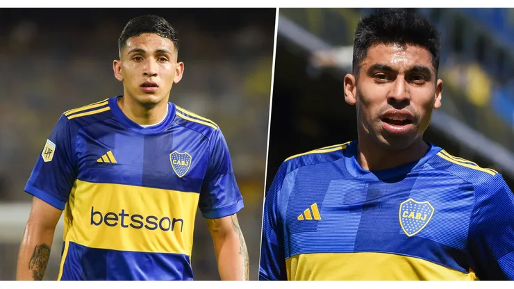 Ezequiel Fernández y Juan Ramírez en Boca.