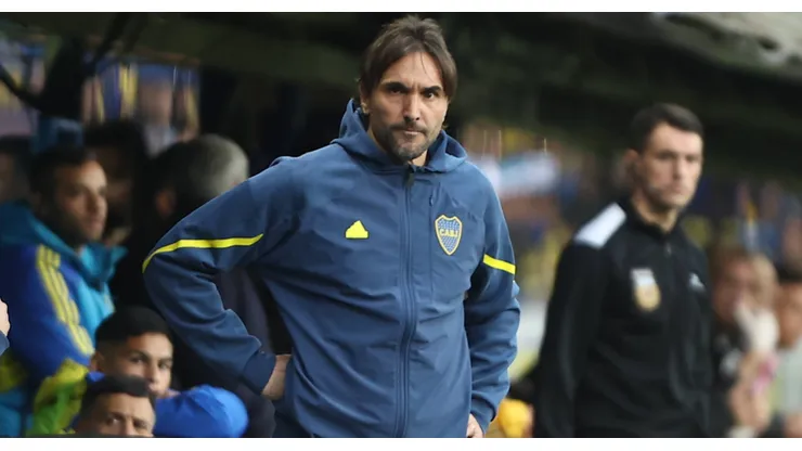 Diego Martínez, en Boca.