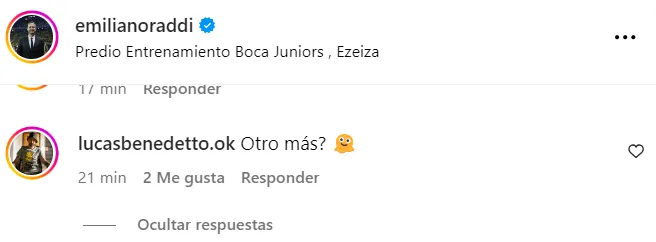 El comentario del hermano del Pipa Benedetto.