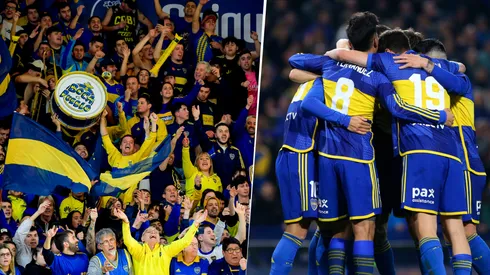 Los hinchas bancaron a Miguel Merentiel.