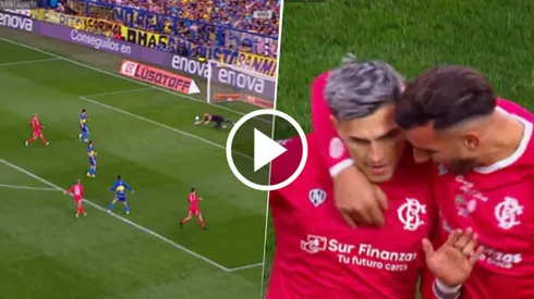 Maxi Zalazar le marcó a Boca.