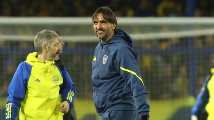 Diego Martínez, en Boca.