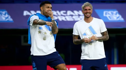 Leandro Paredes y Rodrigo De Paul, en La Bombonera.
