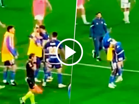 VIDEO | El emotivo abrazo entre Luis Advíncula y Jabes Saralegui tras el triunfo de Boca