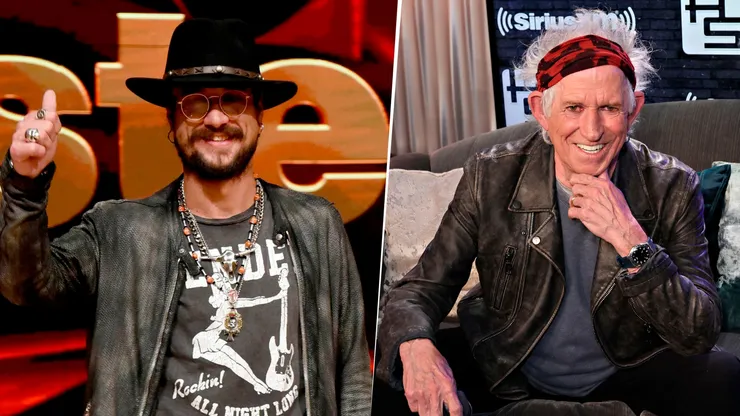 Dani Osvaldo recordó el día que le regaló la camiseta de Boca a Keith Richards.