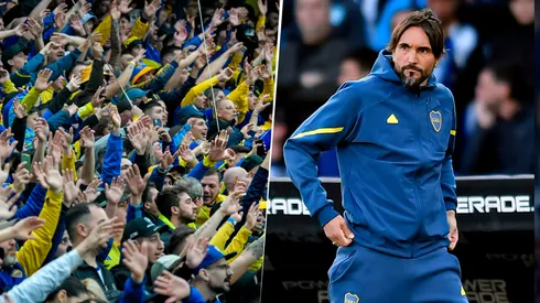 Los hinchas de Boca le pidieron a Diego Martínez la titularidad de un juvenil.