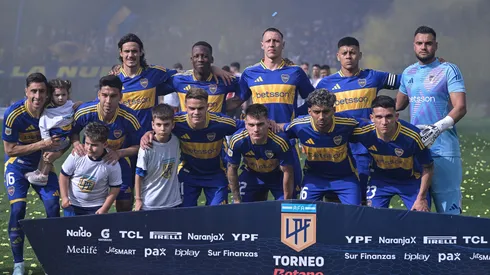 La formación de Boca contra River.