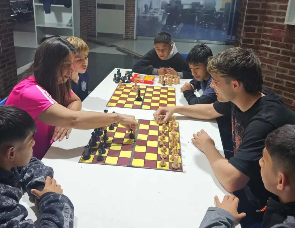 Taborda visitó la pensión de Boca.