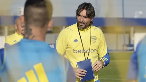 La frase de Diego Martínez en la práctica de Boca.
