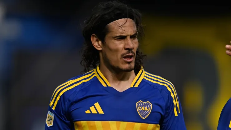 Edinson Cavani, en Boca.