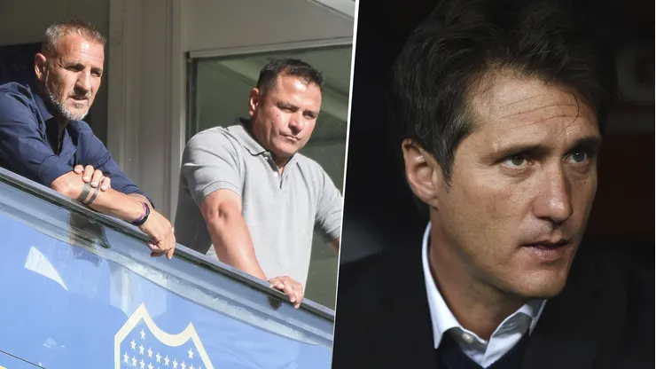 Raúl Cascini, el Chelo Delgado y Guillermo Barros Schelotto