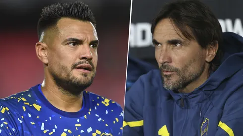Sergio Romero y Diego Martínez en Boca