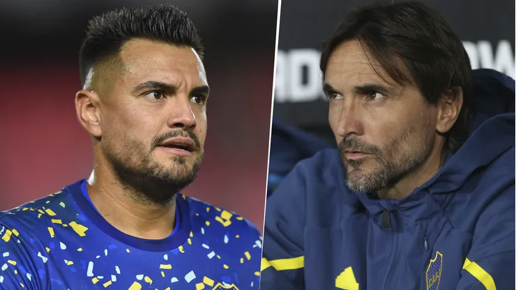Sergio Romero y Diego Martínez en Boca