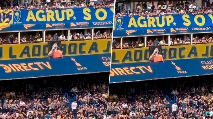 Se supo: por que la familia de Romero colgó la bandera en La Bombonera.