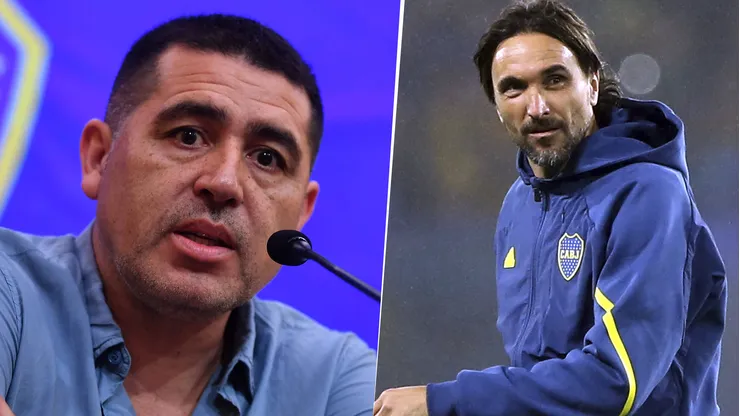 Juan Román Riquelme y Diego Martínez