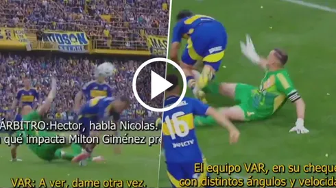 Salió el audio del VAR de la jugada polémica del Boca-River.